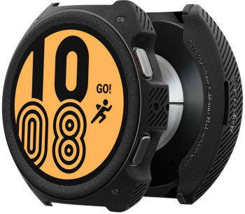 Husa compatibila cu Samsung Galaxy Watch 4 sau 5 44mm bumper Black 