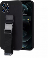Husa de protectie compatibila cu Samsung Galaxy Note 20 Hand Grip atasat Negru 