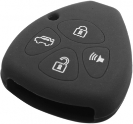 Husa pentru cheie auto compatibila cu Toyota Avalon Atlantic 3006.03 Matrix Venza material silicon high quality Black 
