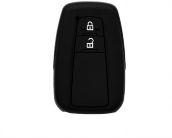 Husa pentru cheie auto compatibila cu Toyota Izoa CHR material silicon high quality Black 