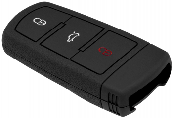 Husa pentru cheie auto compatibila cu VW Passat B6 3C material silicon high quality Black 