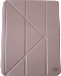 Husa Smart Book Cover compatibila cu Apple iPad Pro 12.9 2018/2020/2021 parte frontala detasabila si pliabila landscape Pink 