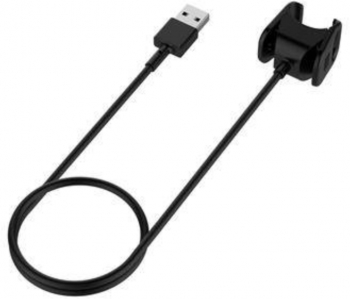 Incarcator pentru ceas cu interfata USB compatibil cu FitBit Charge 3 FitBit Charge 4 FitBit Charge 3 SE Negru