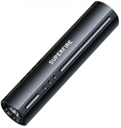 Lanterna LED metalica multifunctionala 300 lm model Superfire S32 Negru