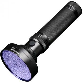 Lanterna UV metalica multifunctionala 395 nm model Superfire UV06 Negru