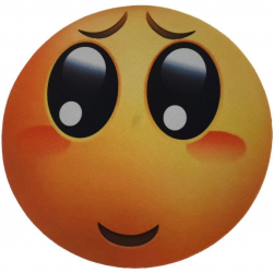 Mousepad standard diametru 20 cm model Emoji Multicolor 
