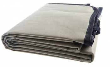 Protectie anti-zgarieturi cu suporturi pentru prindere pe bancheta pentru animalul de companie 140 x 140 cm Grey 