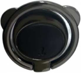 Suport metalic cu inel compatibil cu telefon sau tableta popsocket Ursulet Negru 