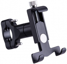Suport pentru telefon intre 4 - 6.2 cu montare pe ghidon compatibil cu motocicleta sau bicicleta 360 de grade Negru 