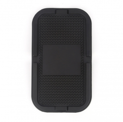 Suport tip covoras antialunecare din silicon pentru bordul masinii 11x 19 cm Black 