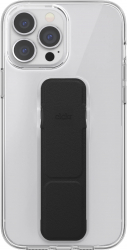Suport universal cu hand grip si prindere tip adeziv pe spatele dispozitivului compatibil cu smartphoneuri si tablete Negru 