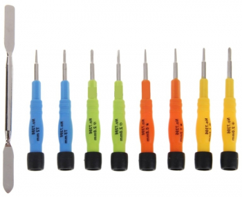 Trusa profesionala cu 9 surubelnite de precizie pentru reparatii Multicolor 