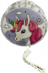 Yo-Yo cu lumini si model Unicorn material plastic Multicolor 