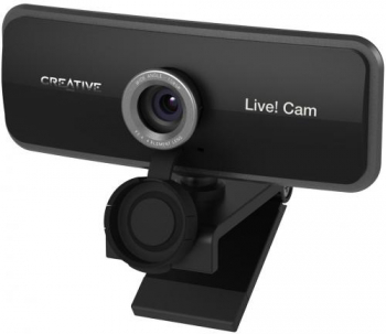 Camere web CREATIVE LIVE! CAM SYNC V2 1080P, Auto Mute si Noise Cancellation, 2 microfoane, Negru, 73VF088000000 