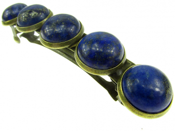 Clama de par vintage cu lapis lazuli 