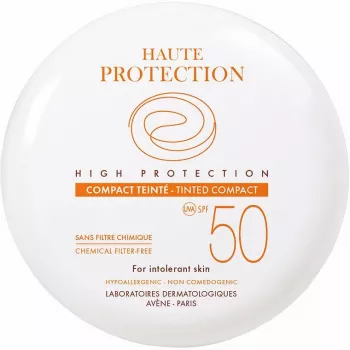 Pudra compacta cu protectie solara foarte ridicata Avene Solaire Compacto SPF50 arena 10 g 