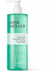 Gel purifiant pentru curatare faciala profunda si echilibrarea tenului mixt sau gras Anne Moller Clean Up 400 ml 