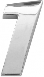 Ornament Auto 3D Cifra 1 26 MM Cromat 