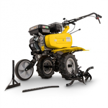Pachet motosapa motocutor Powerplus POWXG7217 208cc patru timpi cu mansarlier putere 4.1kW freze sapa adancime 31cm latime 105cm 64kg