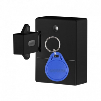 Incuietoare Inteligenta Techstar and reg EMID IC Digital Discret Deblocare cu card RFID Control Acces Negru 