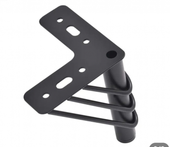 Picior mobilier Sydney negru mat 120 mm