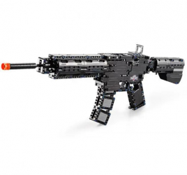 Set constructie arma carabina CADA M4A1 621 piese negru C81005W 