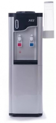 Dozator apa de podea NEI HSM-61LB cu compresor silver-black suport pahare 