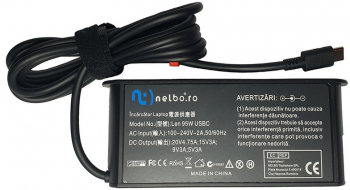 Incarcator laptop nelbo compatibil cu Lenovo ADLX95YLC3A 95W 20V 4.75A mufa USB Type C 