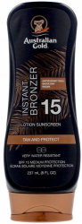 Lotiune acceleratoare bronz cu protectie solara SPF15 Australian Gold Sunscreen 237 ml 