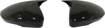 Set Capace Oglinzi Tip Batman Compatibile cu Skoda Octavia 3 2013-2020 Culoare Negru Lucios 