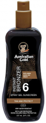 Spray autobronzant de corp cu protectie solara Australian Gold SUNSCREEN SPF6 237 ml