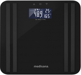 Cantar de baie Medisana BS 465 40484 31 9 x 31 9 x 2 3 cm 180 kg Negru 