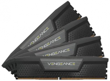 Kit Memorie Corsair VENGEANCE 64GB 4x16GB DDR5 6400MHz CL32 Quad Channel Black 