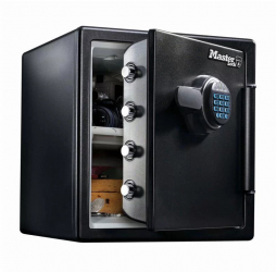 Seif MasterLock LFW123FTC certificat anti-incendiu antisoc impotriva inundatiilor electronic 4 bolturi negru 