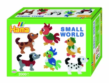 ANIMALE MICI - 2000 margele HAMA MIDI in cutie cadou MIC 