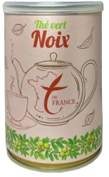 Ceai verde The Vert Noix alune caramelizate si cocos cutie metalica 100g - 50 portii 