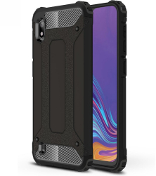 Husa Protectie pentru Samsung Galaxy A10 Ergonomic Hybrid Armor O4545 Lexgard Negru 