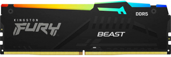 Memorie Kingston FURY Beast RGB EX Black 16GB DDR5 5600MHz CL36 KF556C36BBEA-16 