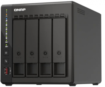 NAS Qnap TS-453E-8G CPU Intel J6412 4-core 8GB RAM, 4 Bay-SATA, 2 x M.2 NVMe, 2 x 2.5 GbE, 2 x USB3.2, 2 x HDMI 