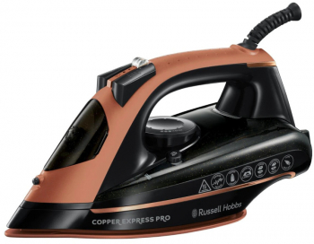 Fier de calcat Russell Hobbs Copper Express Pro 23986-56 2600 W Talpa cu infuzie de cupru 150 g/min 315 ml Autocuratare Negru/Bronz 