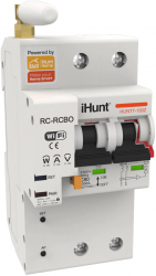 Siguranta automata inteligenta cu contorizare iHunt Home WIFI Smart Circuit Breaker with Metering Function 2P 32A WiFi 2 poli 1P+N 32A
