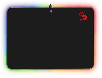 Mousepad A4Tech Gaming MP-50RS 358x256mm Cauciuc si Textil and ndash Iluminare RGB