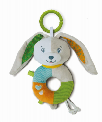 Zornaitoare de plus iepuras Baby Clementoni 