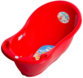 Cadita cu termometru pentru bebelusi 86 cm TEGA BABY Car 004-121 Rosu 