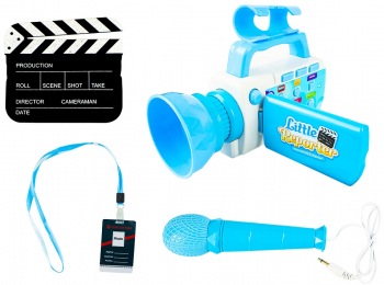 Camera de filmat cu baterii si microfon 7Toys 