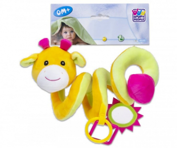 Jucarie zornaitoare pentru patut si carucior girafa 7Toys 