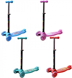 Trotineta cu roti silicon led 7Toys 