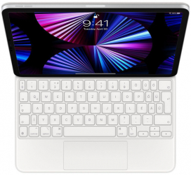 Apple Magic Keyboard pentru iPad Pro 11-inch (3rd & 2nd & 1st gen) si iPad Air (4th) International English White MJQJ3Z/A 