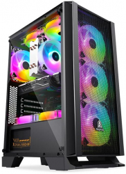 Carcasa Segotep Synrad 1 Neagra Mid Tower Tempered Glass ARGB 