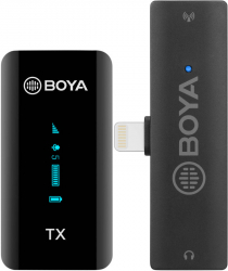 Microfon BOYA BY-XM6-S3 Wireless Lavaliera iPhone / iPad ,2.4GHz BY-XM6-S3 